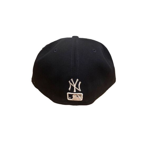 New Era New York Yankees Dual Logo 59FIFTY Fitted Hat Cap Size 7 3/4 - Picture 4 of 5